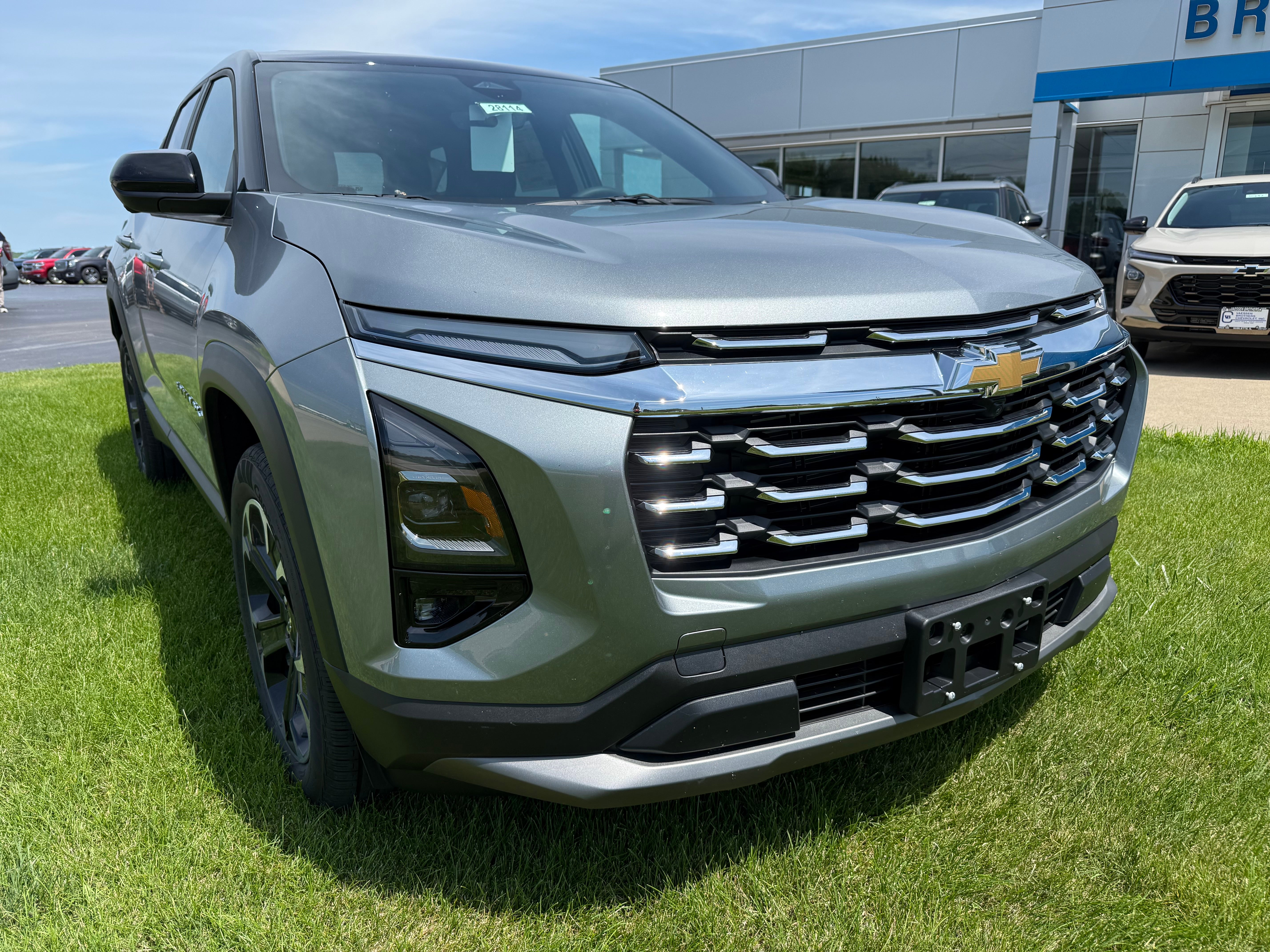 2026 Chevrolet Equinox LT in Sterling Gray Metallic — front three-quarter view