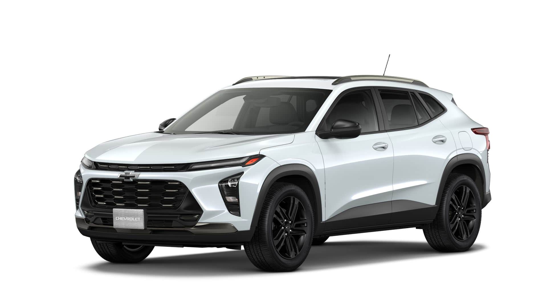 2026 Chevrolet Trax ACTIV in Summit White — front three-quarter view